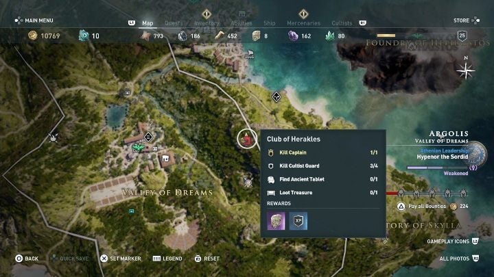 4 - AC Odyssey: Ainigmata Ostraka in Argolis - Ainigmata Ostraka - Assassins Creed Odyssey Guide