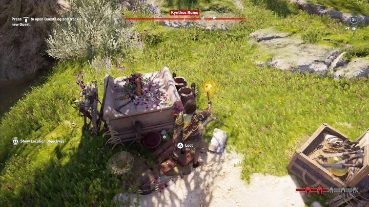 The location of this Ainigmata Ostraka: Go to the ruins presented in the picture above - AC Odyssey: Ainigmata Ostraka in Silver Islands - Ainigmata Ostraka - Assassins Creed Odyssey Guide