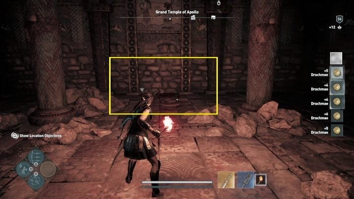 Puzzle solution: Go to the Grand Temple of Apollo - AC Odyssey: Ainigmata Ostraka in Silver Islands - Ainigmata Ostraka - Assassins Creed Odyssey Guide