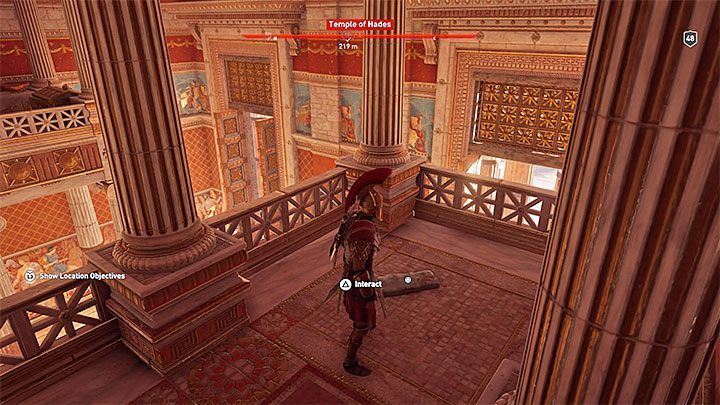 Location of Ainigmata Ostraka: Sneak into the Temple of Hades, located in the city of Elis, in the western part of the region - AC Odyssey: Ainigmata Ostraka on Elis - Ainigmata Ostraka - Assassins Creed Odyssey Guide