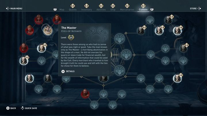 3 - AC Odyssey: The Eyes of Kosmos - Kosmos Cultists - Assassins Creed Odyssey Guide