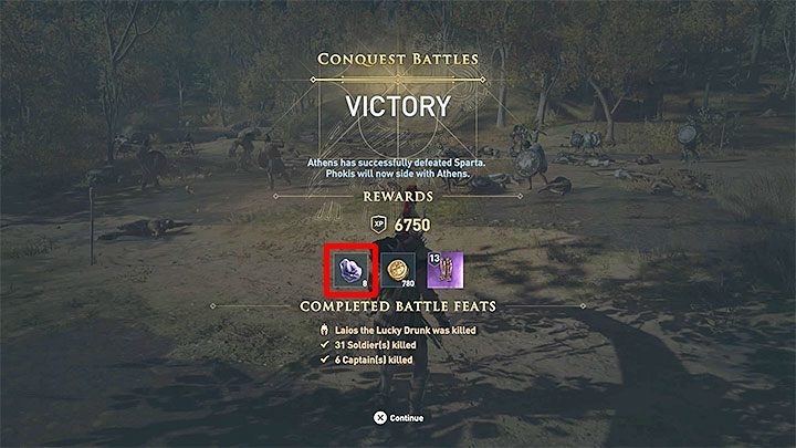 Obsidian Glass can also be received as a reward for completing war contracts and winning Conquest battles - AC Odyssey: How to get crafting materials? - FAQ - Assassins Creed Odyssey Guide