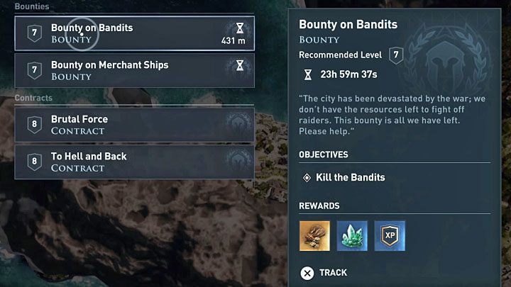 Complete quests (Bounty) to receive Precious Gems - AC Odyssey: How to get crafting materials? - FAQ - Assassins Creed Odyssey Guide