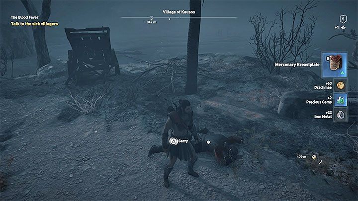 Another method of acquiring precious gems is to loot the corpses of dead mercenaries - bounty hunters roaming around the world trying to kill the main protagonist after he or she commits a crime - AC Odyssey: How to get crafting materials? - FAQ - Assassins Creed Odyssey Guide
