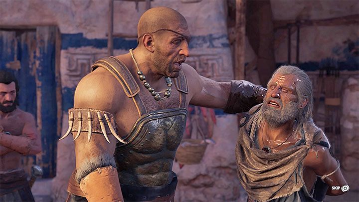 When completing The Big Break mission, you first have to meet the shipbuilder and deal with Cyclopes - a powerful mercenary intimidating local community - AC Odyssey: When do you get your own ship? - FAQ - Assassins Creed Odyssey Guide