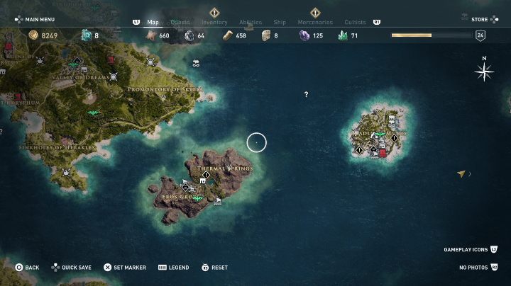 You are separated from another location by the deep sea - AC Odyssey: Can you freely explore the world? Is it open world? - FAQ - Assassins Creed Odyssey Guide