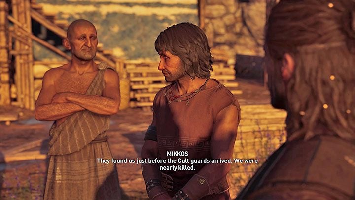 After the assassination of the general and leaving the fort as part of the Retribution quest, a cutscene from a new meeting will follow - AC Odyssey: Mikkos - Romance - Romances - Assassins Creed Odyssey Guide