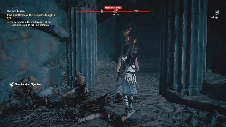 Enter the cave and go right - AC Odyssey Fate of Atlantis: Hall of Maniai, Perception of Hermes - Perception of Hermes - Assassins Creed Odyssey Guide