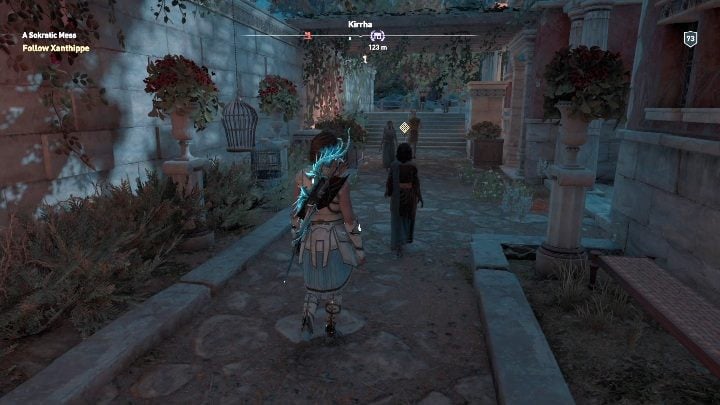Your first task is to follow Socrates wife - Socrates Trial - Side Quests in Assassins Creed Odyssey - Free DLC Side Quests - Assassins Creed Odyssey Guide