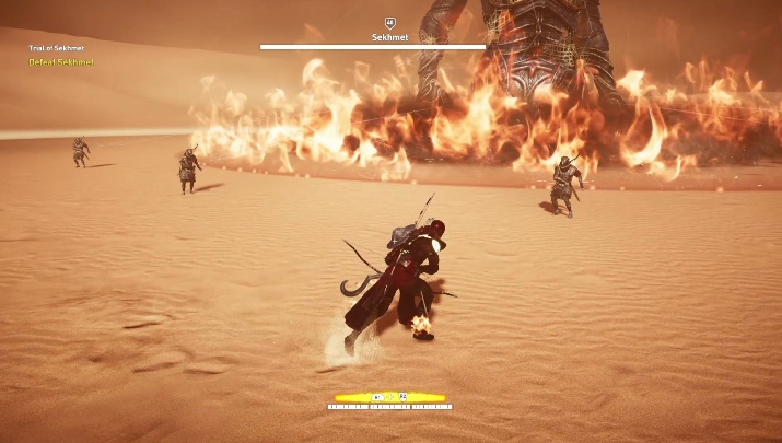 Another type of opponents are the goddesss warriors - Trials of the Gods Guide - Trial of Anubis, Trial of Sobek and Trial of Sekhmet - Walkthrough - Assassins Creed Origins Guide