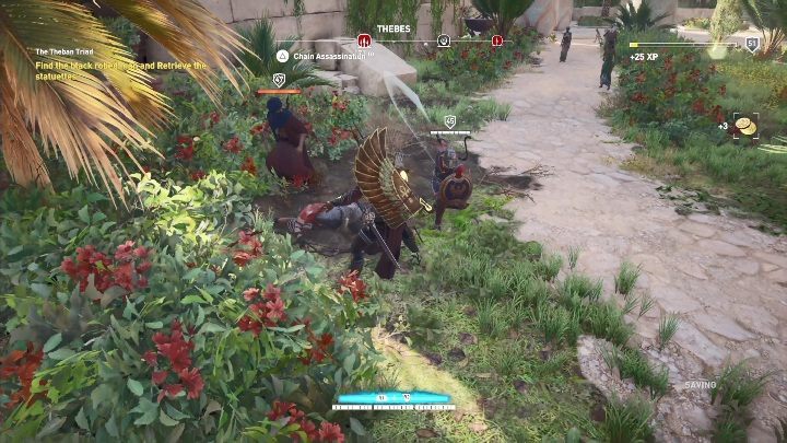 The thief you are looking for is protected by soldiers - Afterlife-Thebes - AC Origins The Curse of the Pharaohs DLC | Side quests - Underworld and Side quests - Assassins Creed Origins Guide