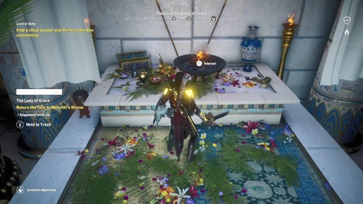 When you do this, youll have to collect four pieces of bread and one incense - Afterlife-Aaru - AC Origins The Curse of the Pharaohs DLC | Side quests - Underworld and Side quests - Assassins Creed Origins Guide