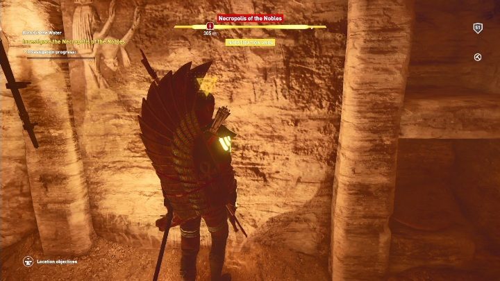 After talking to Merti - Blood in the Water - AC Origins The Curse of the Pharaohs DLC | Main quests - Main quests - Assassins Creed Origins Guide