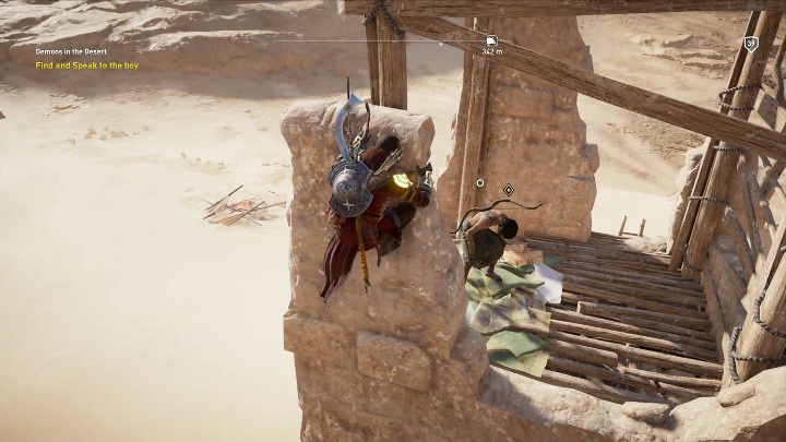 Speak with the madman - Faiyum and Faiyum Oasis side quests and quest map | Walkthrough - Side quests - Assassins Creed Origins Guide