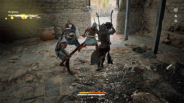 Speak with the healer about the burned bodies - Faiyum and Faiyum Oasis side quests and quest map | Walkthrough - Side quests - Assassins Creed Origins Guide