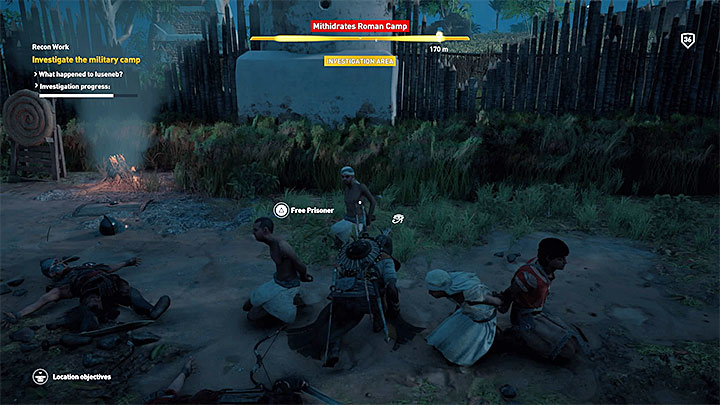 Examine the military camp and determine what happened to Iuseneb - Herakleion Nome, Im-Khent Nome and Ka-Khem Nome side quests and quest map | Walkthrough - Side quests - Assassins Creed Origins Guide