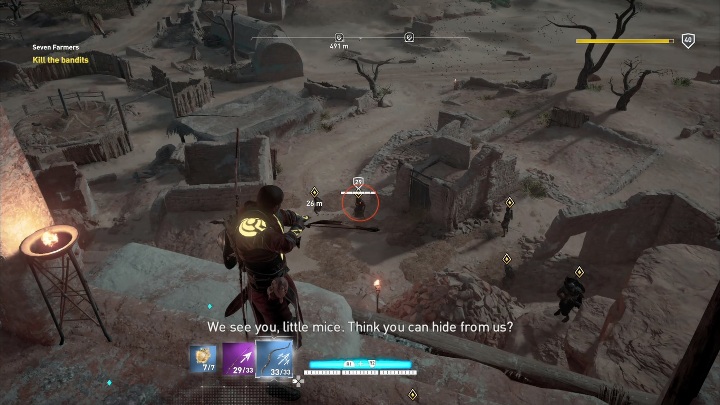 Bayek wants to help farmers - Uab Nome and Deshert Desert side quests and quest map | Walkthrough - Side quests - Assassins Creed Origins Guide