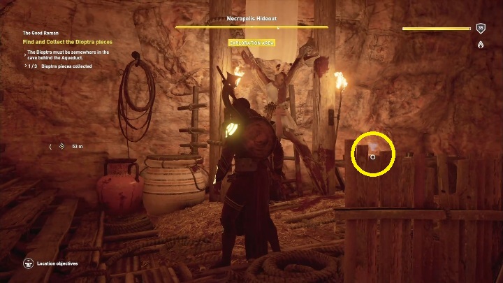 In order to complete Playing with Fire mission you must complete The Good Roman first - Green Mountains and Libue side quests and quest map | Walkthrough - Side quests - Assassins Creed Origins Guide