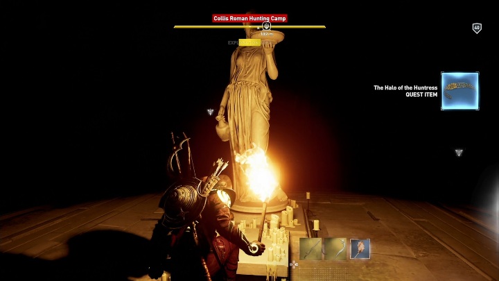 The woman asks Bayek to find Halo of the Huntress - Green Mountains and Libue side quests and quest map | Walkthrough - Side quests - Assassins Creed Origins Guide