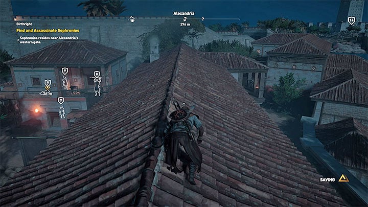Another objective is to kill Sophronios who stays in Alexandria - Iment Nome and Lake Mareotis Side quests and quest map | Walkthrough - Side quests - Assassins Creed Origins Guide