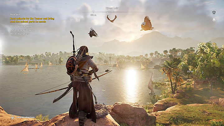 A grave diggers wife can give you a quest in which you must find her husband - Sap-Meh Nome side quests and quest map | Walkthrough - Side quests - Assassins Creed Origins Guide