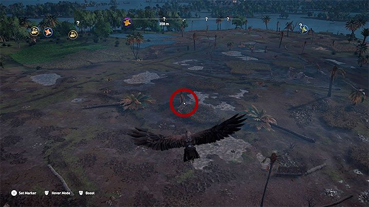 The riddle can be solved in a nearby location - Kanopos Nome - Papyrus Puzzle in Alexandria - Papyruses - Assassins Creed Origins Guide