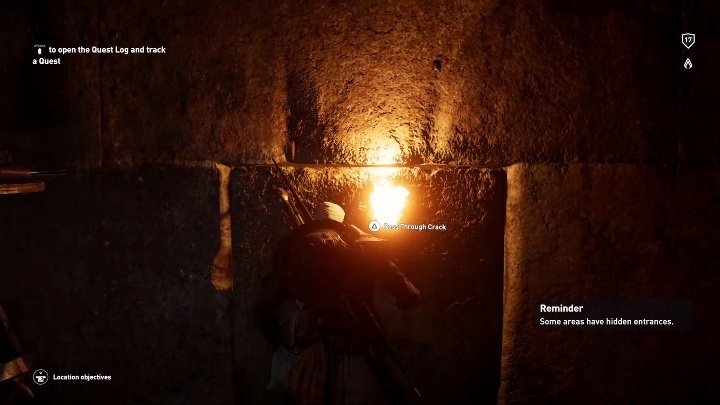 You will reach another room - Tombs in Saqqara Nome Walkthrough - Tombs - Assassins Creed Origins Guide