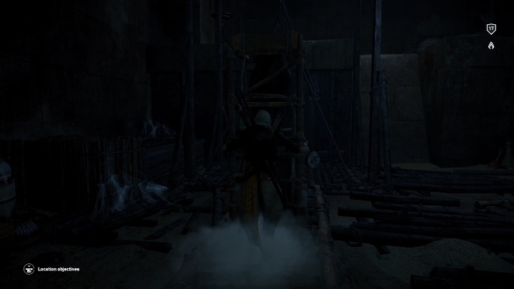 You will reach a counterweight - Tombs in Saqqara Nome Walkthrough - Tombs - Assassins Creed Origins Guide