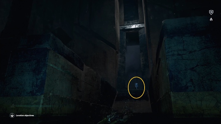 Approach it and activate it - Tombs in Haueris Nome Walkthrough - Tombs - Assassins Creed Origins Guide