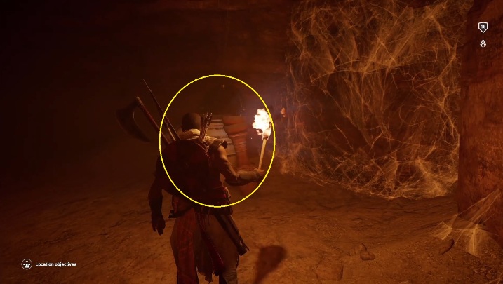 This time, you have to shatter the amphorae - Tombs in Isolated Desert Walkthrough - Tombs - Assassins Creed Origins Guide