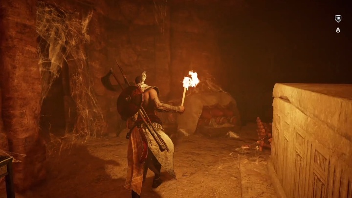 Go left in order to do that - Tombs in Isolated Desert Walkthrough - Tombs - Assassins Creed Origins Guide