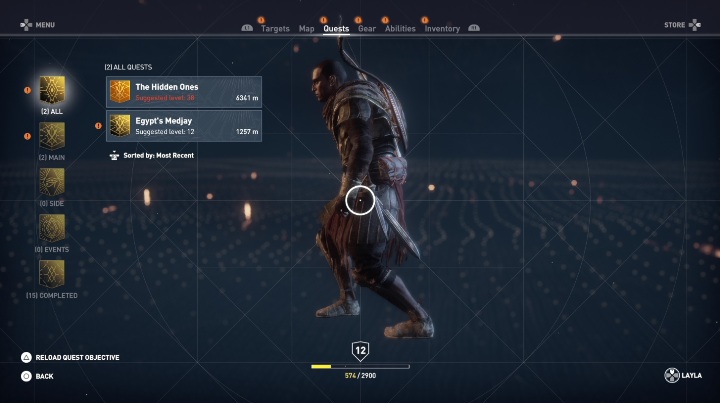 This quest The Hidden Ones is available from the very beginning of the game, but you shouldnt attempt finishing it if your character is on a lower level - Can I play the Hidden Ones DLC with new character? - Basic questions - Assassins Creed Origins Guide
