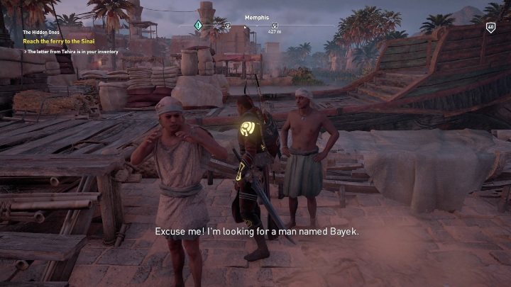 When youre on the 38th experience level, go to Memphis - Can I play the Hidden Ones DLC with new character? - Basic questions - Assassins Creed Origins Guide