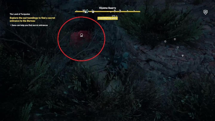 A new mission will begin after you get there - The Land of Turquoise - The Hidden Ones & The Land of Turquoise quests | The Hidden Ones Walkthrough - Main DLC Quests - Assassins Creed Origins Guide