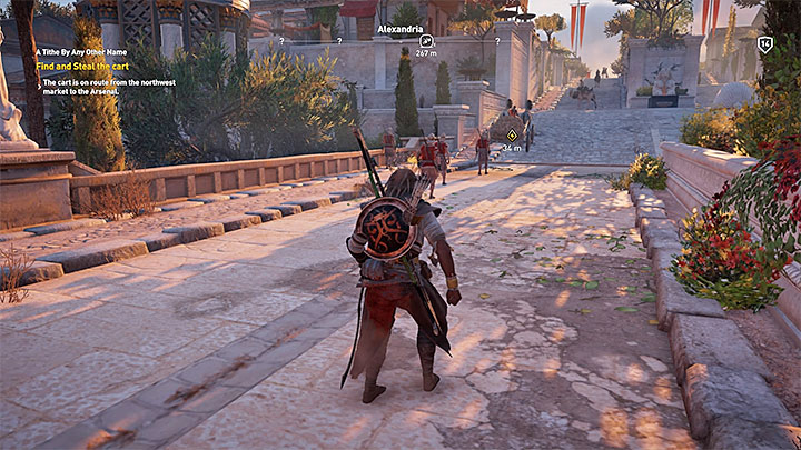 Speak with the priest in Serapis Temple again - Alexandria side quests and quest map | Walkthrough - Side quests - Assassins Creed Origins Guide
