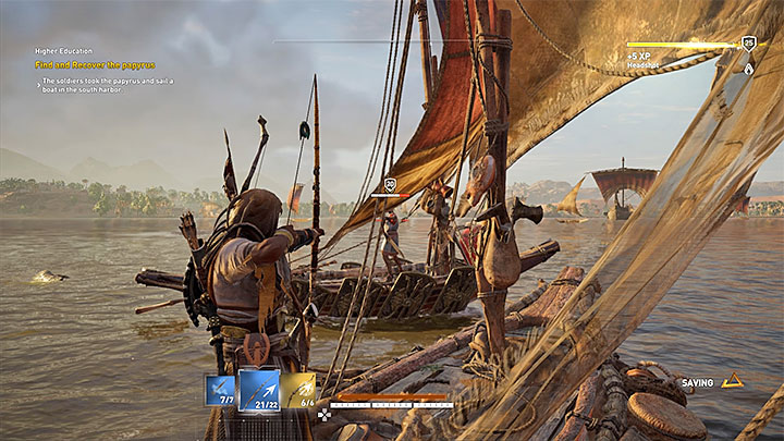 Meet with Tjepu and Tefibi again and receive a quest in which you must retrieve a papyrus - Alexandria side quests and quest map | Walkthrough - Side quests - Assassins Creed Origins Guide