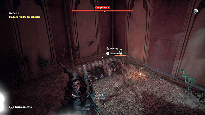 Speak with the woman that is pounding on huts door - Sapi-Res Nome and Khensu Nome side quests and quest map | Walkthrough - Side quests - Assassins Creed Origins Guide