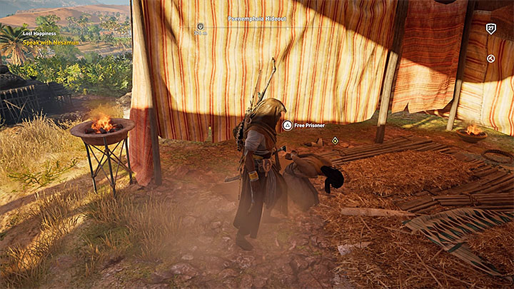 Speak with a brewery worker in Sais about a lost assistant, Nesamun - Sapi-Res Nome and Khensu Nome side quests and quest map | Walkthrough - Side quests - Assassins Creed Origins Guide