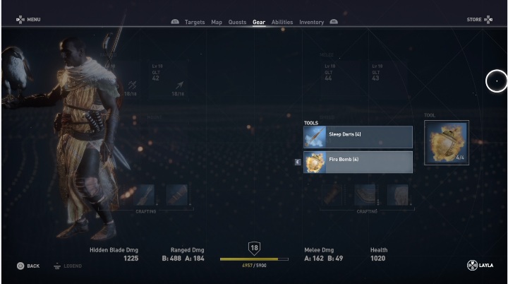 The hero of this installment uses a shield - Combat in Assassins Creed Origins - Basics - Assassins Creed Origins Guide