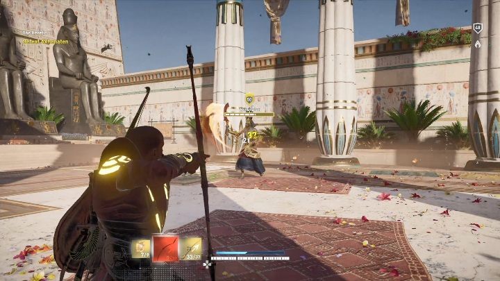 Boss ten atakuje wymachujac bronia wokól wlasnej osi - Boss fights in AC Origins The Curse of the Pharaohs DLC - Basic questions - Assassins Creed Origins Guide