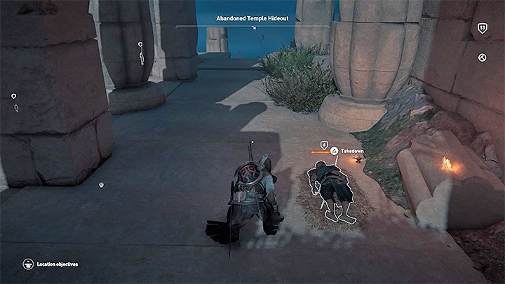 The best way to reach a fort is to climb a wall or to jump from a roof of one of neighbor houses - How to infiltrate forts in Assassins Creed Origins? - FAQ - Assassins Creed Origins Guide