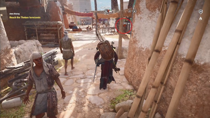 They are marked with a red icon on the map, just like the Phylakes - Pharaohs Shadows in AC The Curse of the Pharaohs DLC ? - Basic questions - Assassins Creed Origins Guide