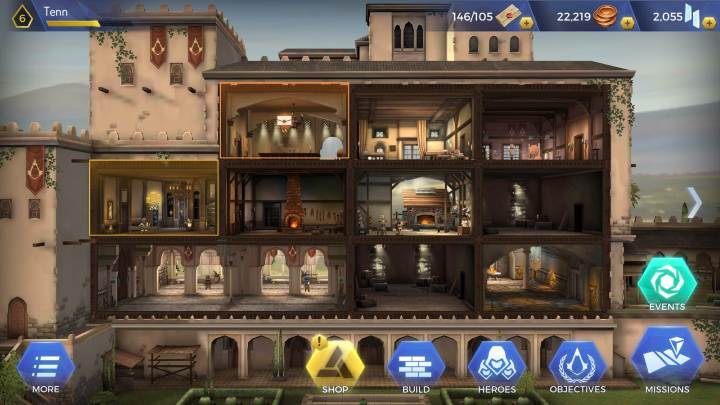 New levels of experience unlock, above all, access to new rooms - How to gain experience levels in Assassins Creed Rebellion? - Basics - Assassins Creed Rebellion Guide