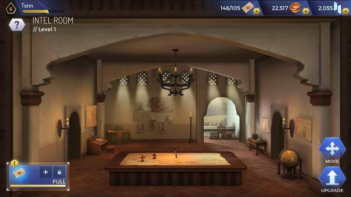 Level: 3 - Types of headquarters rooms in Assassins Creed Rebellion - Headquarters - Assassins Creed Rebellion Guide