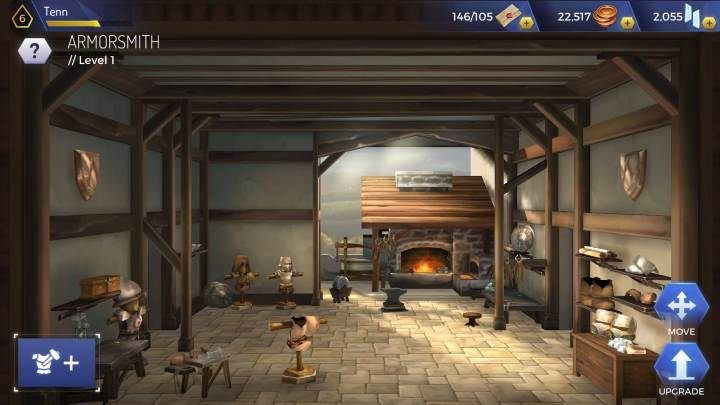 Level: 6 - Types of headquarters rooms in Assassins Creed Rebellion - Headquarters - Assassins Creed Rebellion Guide