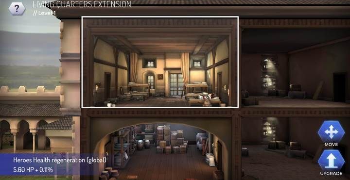 Level: 8 - Types of headquarters rooms in Assassins Creed Rebellion - Headquarters - Assassins Creed Rebellion Guide