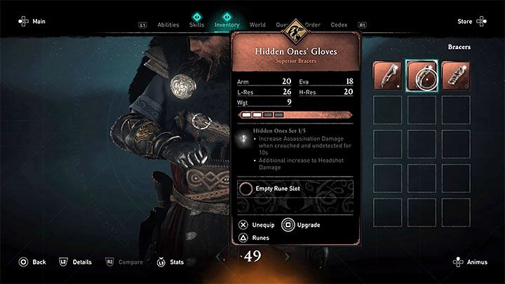 Each item set is to some extent related to a specific style of play - Assassins Creed Valhalla: What are item sets? - Eivor - Assassins Creed Valhalla Guide and Walkthrough