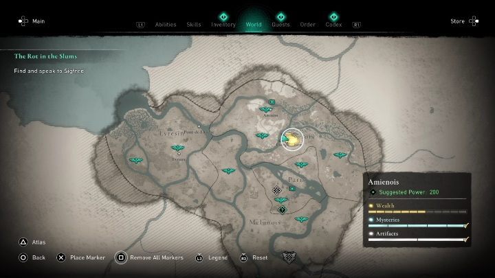 3 - AC Valhalla Siege of Paris: Books of Knowledge (abilities), Amienois - secrets - Amienois - Assassins Creed Valhalla Guide and Walkthrough