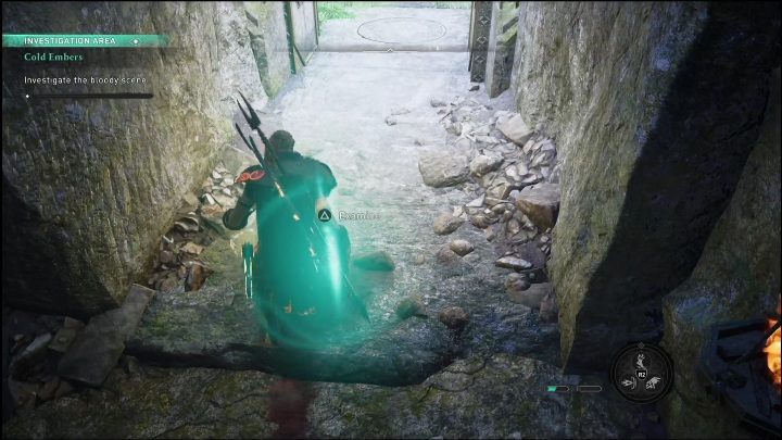 There are many bloody footprints in the vault - AC Valhalla Dawn of Ragnarok: Cold Embers - Walkthrough - Assassins Creed Valhalla Guide and Walkthrough