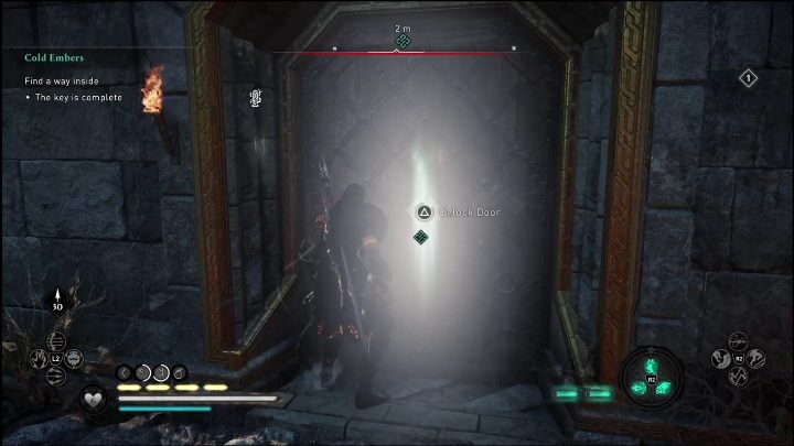 After getting 3 key fragments, Havi will put it together - AC Valhalla Dawn of Ragnarok: Cold Embers - Walkthrough - Assassins Creed Valhalla Guide and Walkthrough